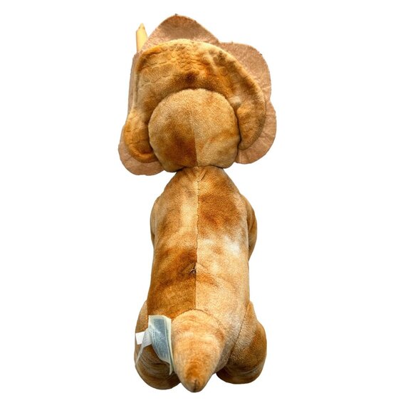 Build a Bear 16" Triceratops Brown Tan Horns Dinosaur Plush Stuffed Animal - Picture 7 of 11